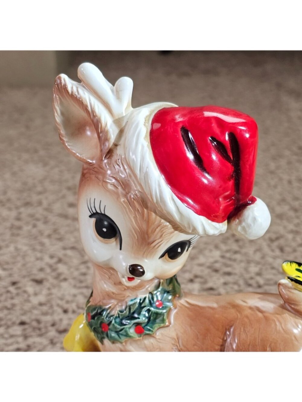 Vintage Berman & Anderson Japan Christmas Reindeer Music Box 1972 Works - Picture 3 of 14